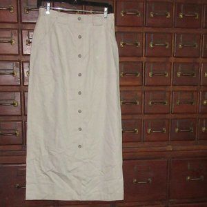 Liz Claiborne Beige Maxi Skirt